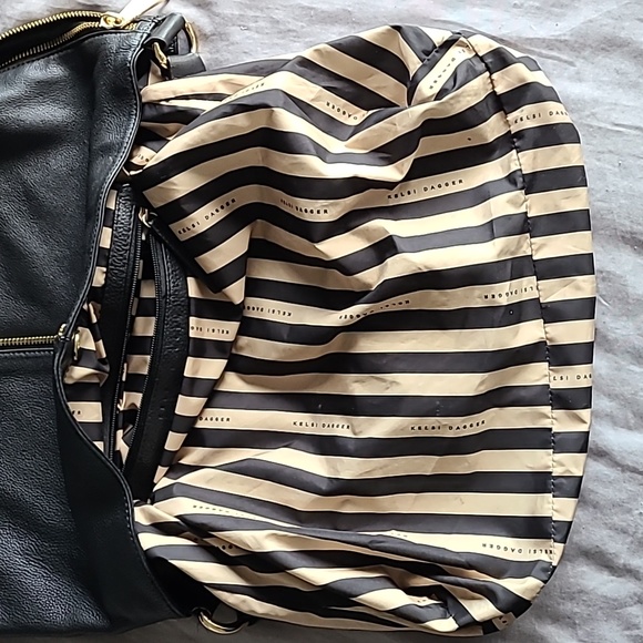 EUC Kelsi Dagger black leather bag - Picture 7 of 13